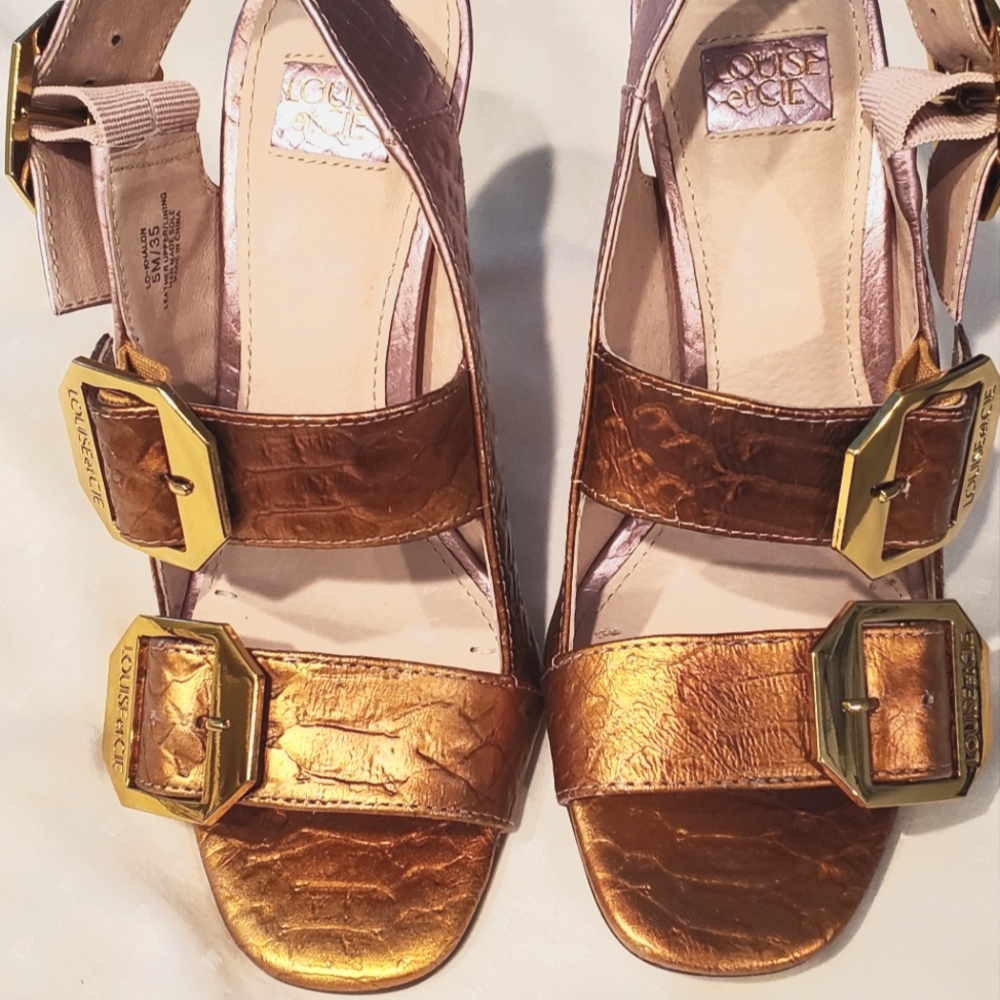 LOUISE et CIE SIZE 5M Blush & Bronze Sandal